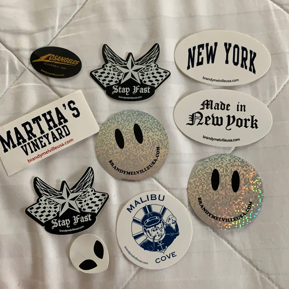 10 piece brandy Melville stickers